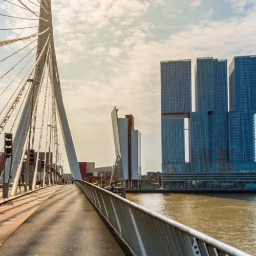Rhinens oplevelser med Amsterdam og Rotterdam